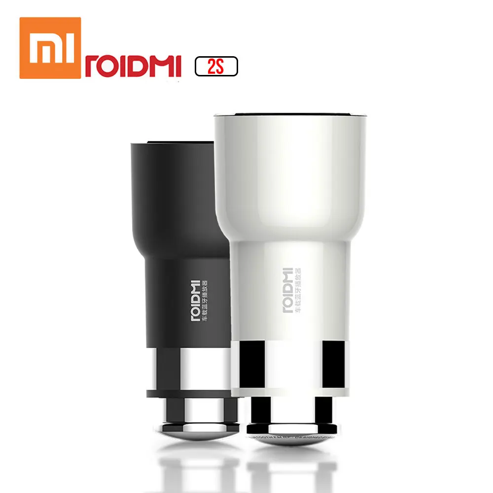 

XIAOMI MI ROIDMI Car Charger Bluetooth 4.2 FM Transmitter 5V 2.4A Music Bluetooth Car Charger Speaker Receiver Wireless Music