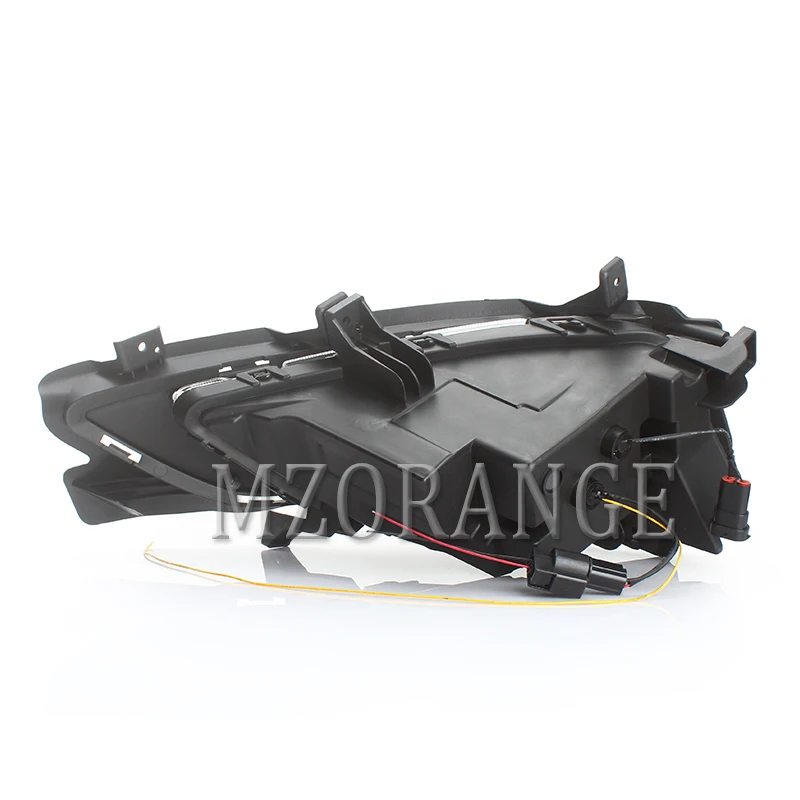 Top For Hyundai Tucson 2019 2pcs LED DRL Fog Lamps led fog lights cover day light daylight headlights LED Daytime Running Lights 5