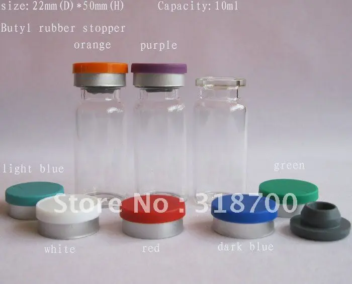 Free Shipping 10ml clear amber glass vial with flip off cap sample vial essence oil glass 2