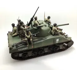 1/35 Китай анти японский экспедиционный корпус Танк проведение Armour 6 шт. Солдат модель (без танк) 1640