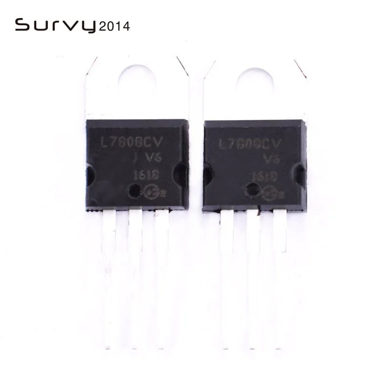 10pcs/lot L7808CV L7808 7808 LM7808 MC7808 TO-220 new original free shipping | Электронные компоненты и
