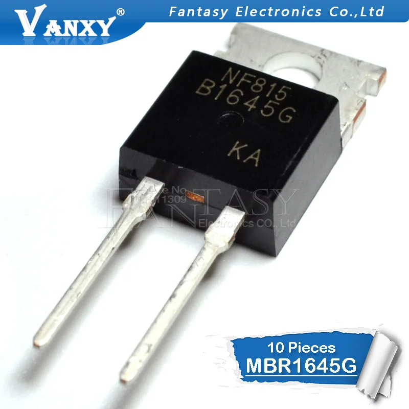 10pcs MBR1645G TO220 2 MBR1645 TO 220 new original-in Integrated ...