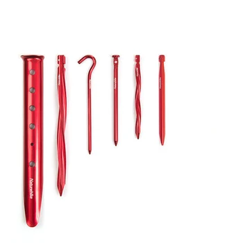 

FUMAO Outdoor Tent Accessories Camping Nail Awning Peg Aluminum Alloy Screw Sun Shelter Stake For Snow Beach Grassland