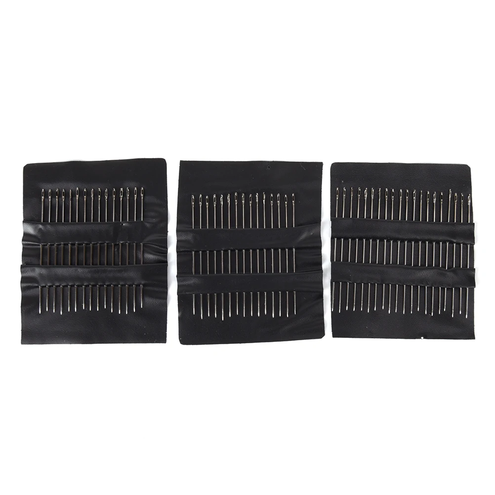 

55Pcs/Large Eye Needles Stainless Steel Embroidery Cross Stitch Knitting Yarn Sewing Hand Crochet Hook Set Kit DIY Crafts Tools