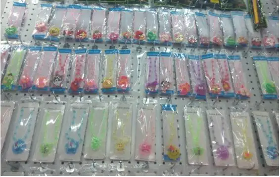 Flashing Necklace Soft Rubber Led Toys Cartoon Funny Light Up Toys Party Celebration Gifts For Kids Children YH1225