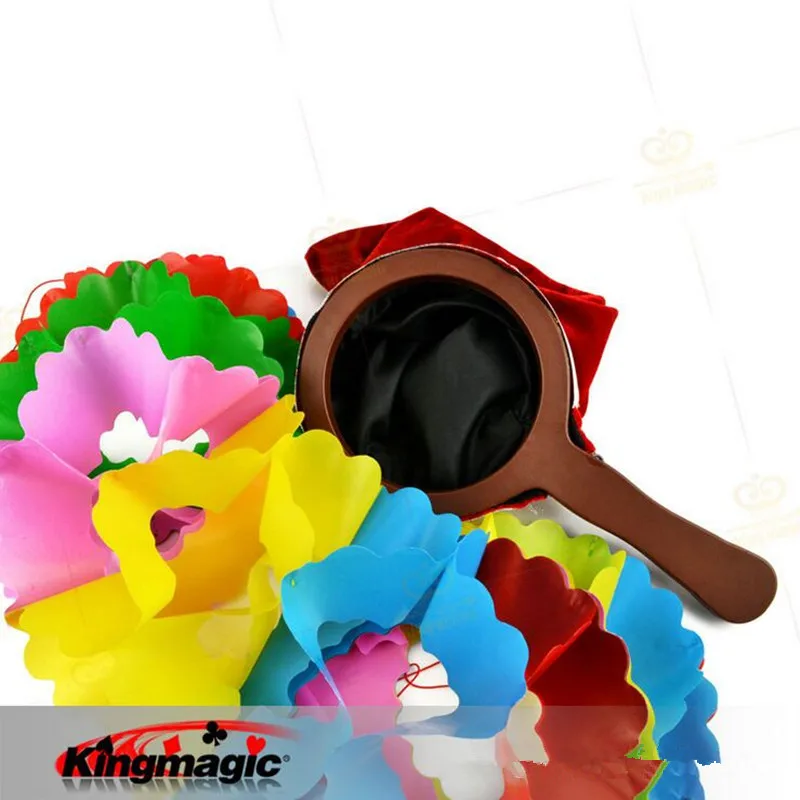 

Hot Sale Double Magic Bag Change bag (With Compression Flower) Magic Accessories Magia Props Children Toys