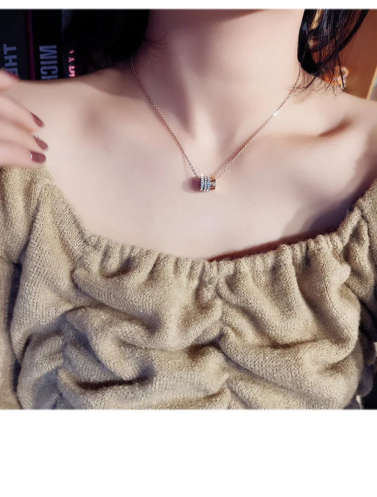 Новые модные ювелирные изделия макси из кристаллов от Swarovski ожерелье женский