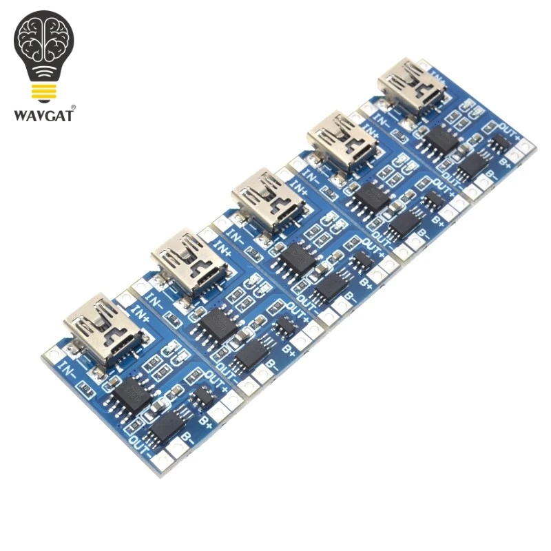 Мини USB 5V 1A 18650 TP4056 модуль зарядного устройства литиевой батареи зарядная плата с