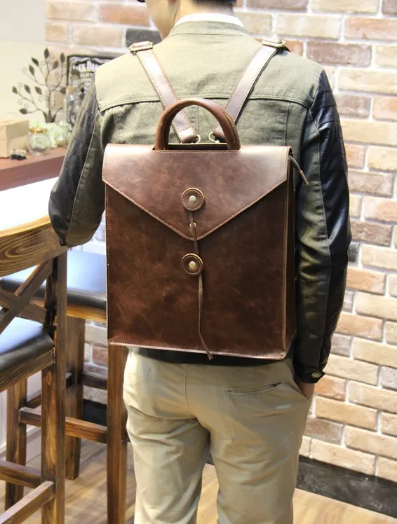 

Popular man backpack original design business casual bag envelope Korean men Shoulder Bag Computer package