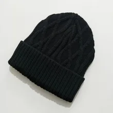 1 шт. Новые мужские и женские вязаные шапки с ворсом осень-зима Фланцевая теплая шапка бренд Skullies Beanies 4 цвета