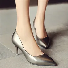 2017 Spring And Autumn Black High Heels With A Single Thin shoes, Female Pointed Shoes Wild Sexy Elegant Shoes .DFGD-M58