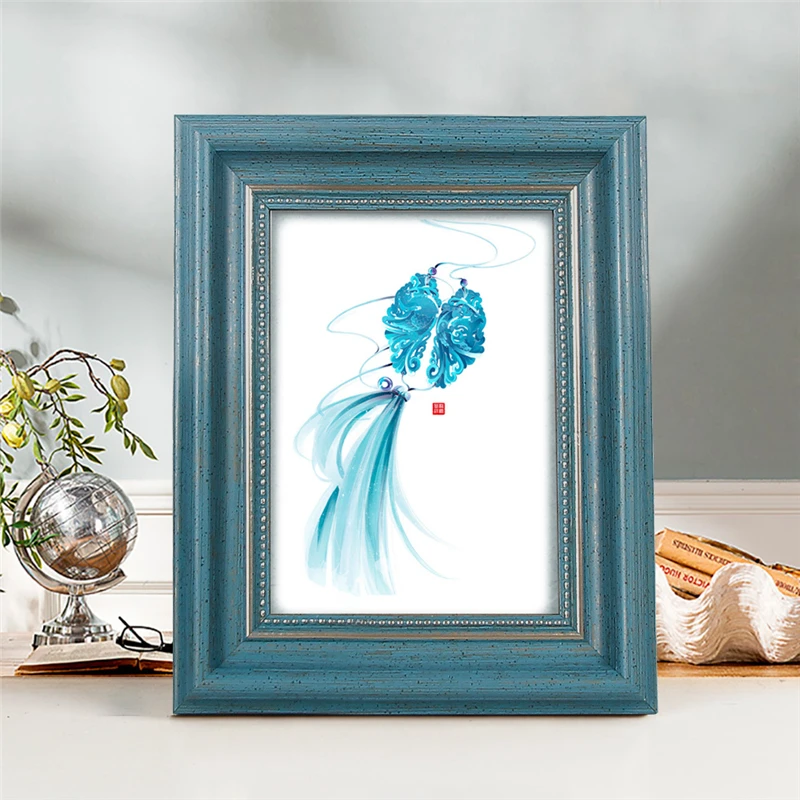 

European Style Photo Frame Home Decor Retro Photo Frame For Family 1 PC Desktop Picture Frame High Quality marcos de fotos pared