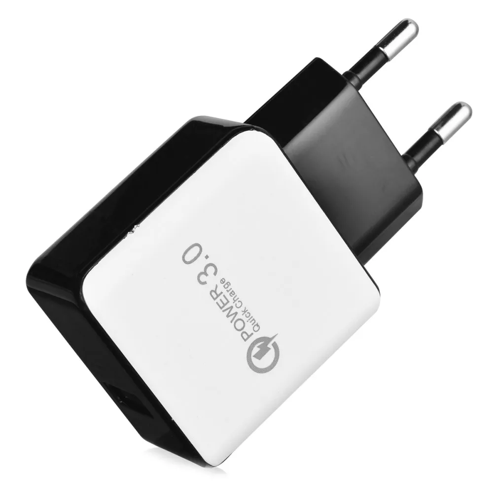 

Universal 18W USB Quick Charging 3.0 5 V 3A for Iphone 6 7 8 XR XS X for Samsung Samsug s10 9 8 Huawei EU US travel Plug Charger