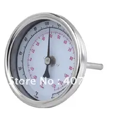 Биметаллический термометр с обратное соединение, SS304, циферблат 150 мм быстрая, высокое качество