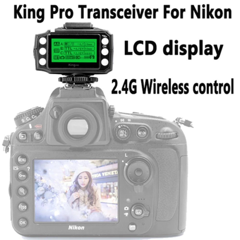 2 шт. PIXEL M8 4 ГГц Вспышка Speedlite с King Pro Беспроводной TTL Flash Trigger для Nikon D800 D90 D600 D3000 D5100
