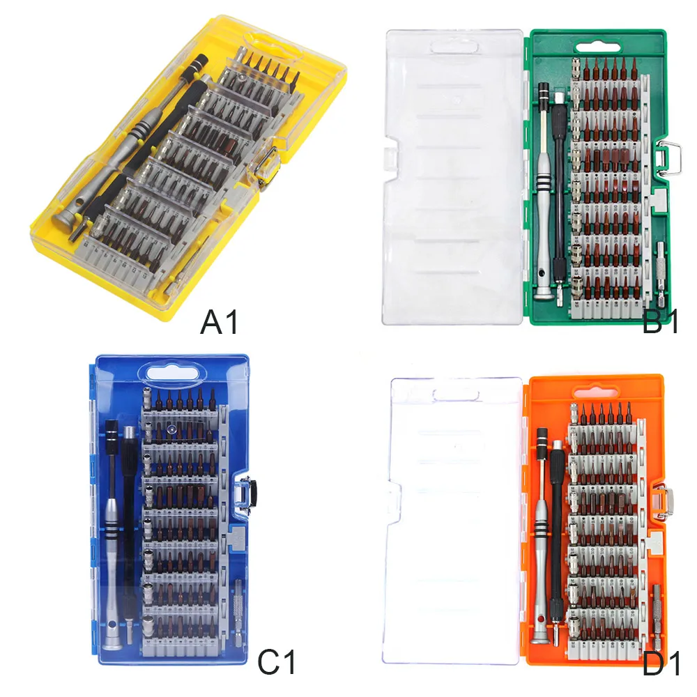 Набор Магнитных отверток 60 в 1 Электронная Прецизионная отвертка ремонтный инструмент