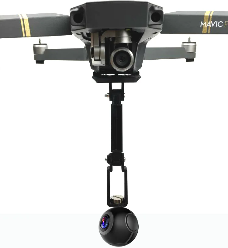 Для DJI Mavic Pro Gopro 360 градусов Панорама Спортивная камера топ низкий держатель подвесной кронштейн защита фиксированный зажим адаптер Дрон