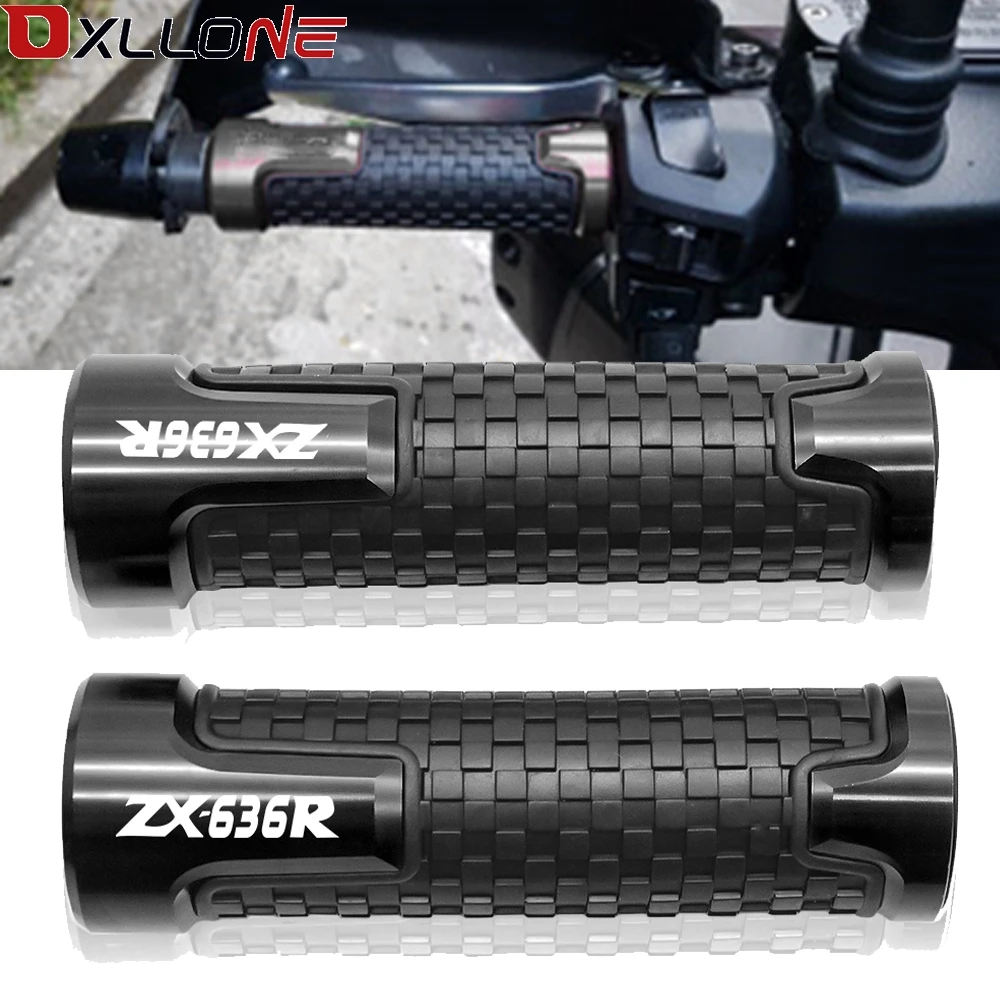 

Universal Accessories 22mm For 7/8"Motorcycle Handle bar caps Handlebar Grips For KAWASAKI ZX636R ZX 636R ZX 636 R 2000-2016