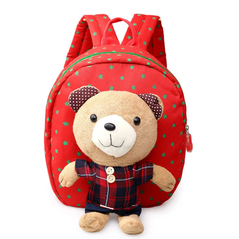 حقائب الظهر المدرسية للأطفال كارتون الدب الدمية أكياس mochila infantil مدرسة حقيبة الظهر الفتيات الاطفال