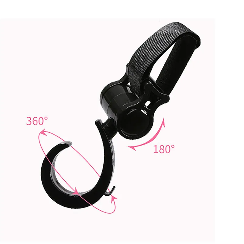 2 Pcs of Multi Purpose Stroller Hooks Hanger for Baby Diaper Bags Purse Great Accessory Home Decor Cocina 30FY254