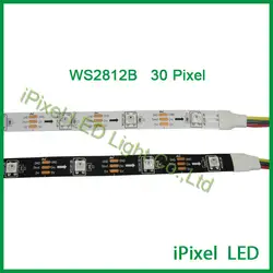 WS2812b DC5V 5050 smd, Гибкие 30 светодиодный цифровой светодиодный ленты света