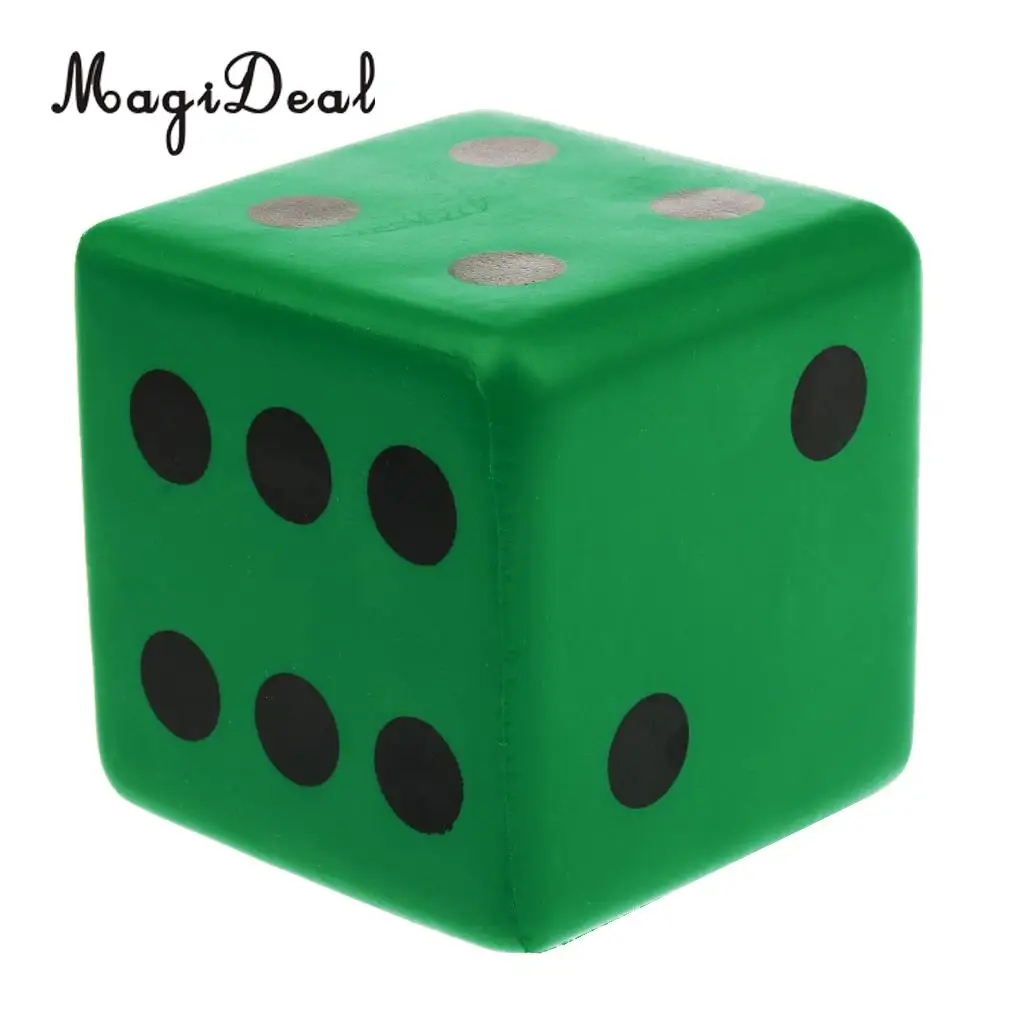 Kids Sponge Dice Foam Dot Dice for Math Teaching Vent Toy Educational Camping Hiking Playing game dice dice set sponge cubes toys