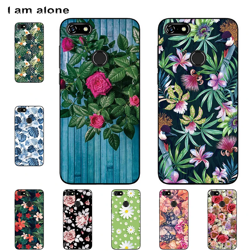 

I am alone Phone Bags For Lenovo A5 5.45 inch Soft TPU Cases Mobile Cellphone Fashion For Lenovo A5 5.45" Cover Free Shipping