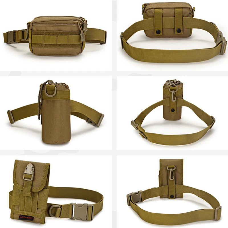 Canvas Tactical Sport Belt With Plastic Buckle Military Adjustable Outdoor Fan Waistband Tactical Belt Waist Back Support Belt