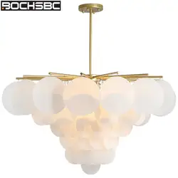 BOCHSBC акриловый кулон в форме диска огни Креативный дизайн светодиодный светильник для столовой Бар гостиная спальня Европейский