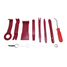 13Pcs Car Audio Maintenance Kit Auto Trim Stereo Repair Panel Remover Pry Bar Car Dash Radio Door Trim Panel Clip Tools Set