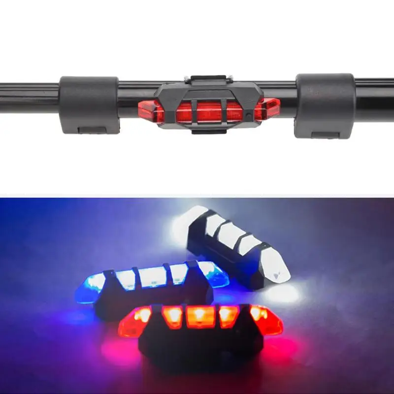 

USB Rechargeable LED Bicycle Lights Cycling Taillight 3 Modes IP44 Waterproof Bike Rear Safety Warning Lamp