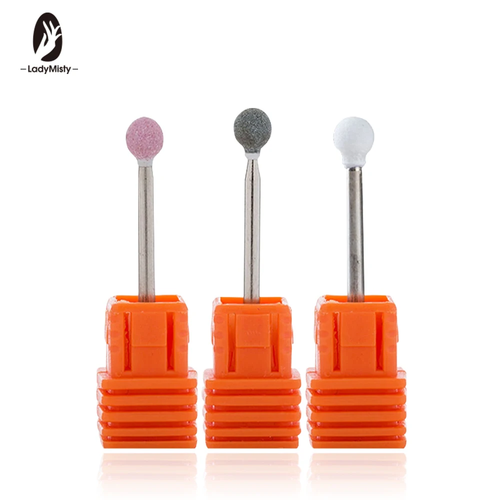 Сверла Ladymisty керамические в форме шара для маникюра 1 шт.|nail drill bits|nail drilldrill nail bits |