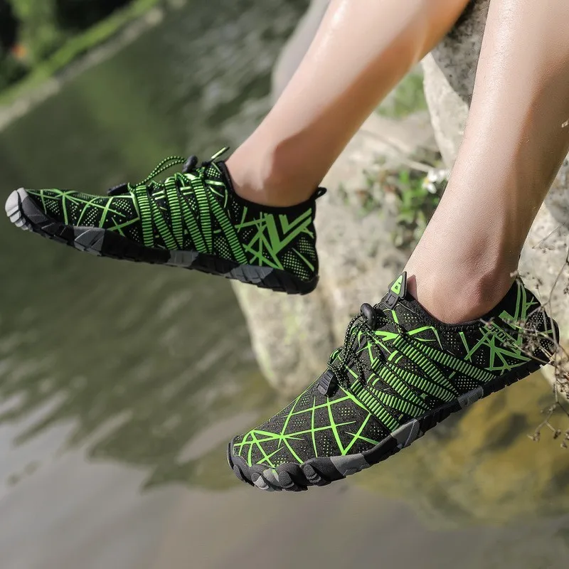 

Outdoors unisex Sneakers for swimming shoes men women fishing Aqua shoes diving wading barefoot beach shoes 35-46 Upstream Shoes