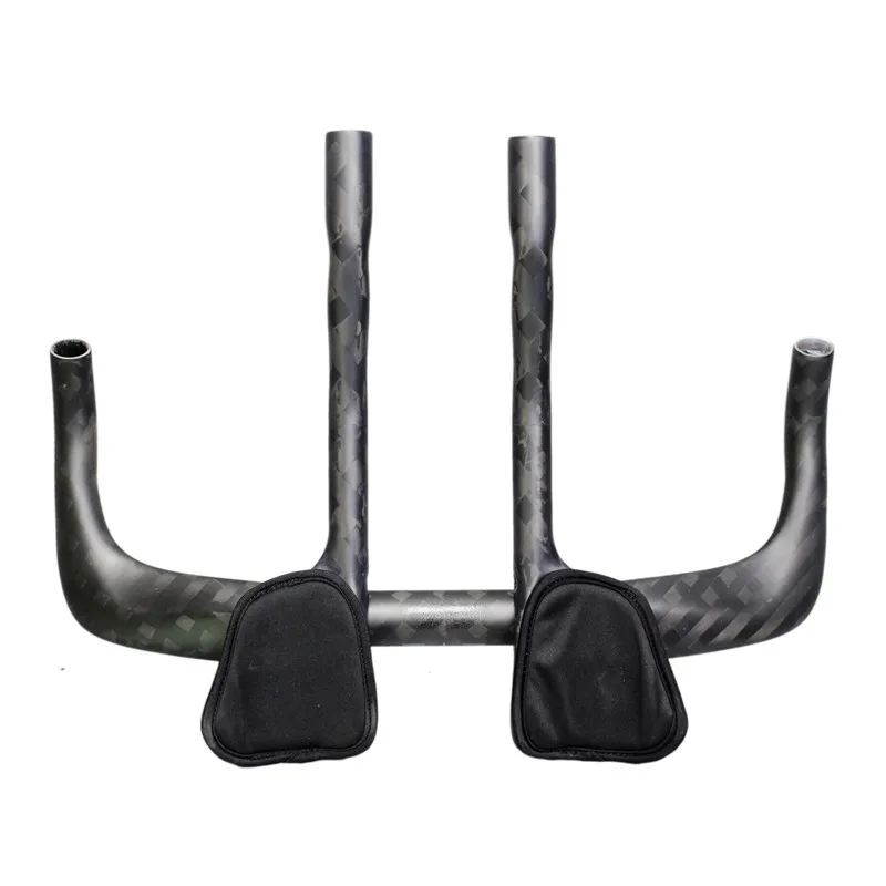 NO LOGO Carbon Rest Handlebar Bullhorn 3K12K Carbon Fibre TT Handlebar Aero Bar Road Bicycle Triathlon Handle (3)