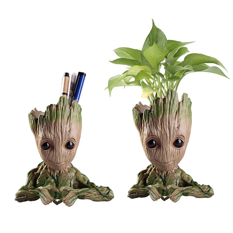 

Groot Baby Flowerpot Action Figures Model Toy Pen Pot Holder Plants Pot Flowerpot Christmas Deocration for home Kids Gift