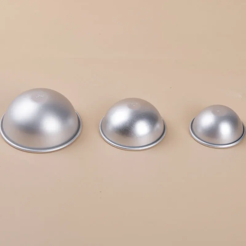 كرات الاستحمام الفوارة s المعادن سبائك الألومنيوم قالب فقعات الحمام 3D الكرة المجال شكل DIY الاستحمام أداة اكسسوارات الإبداعية العفن