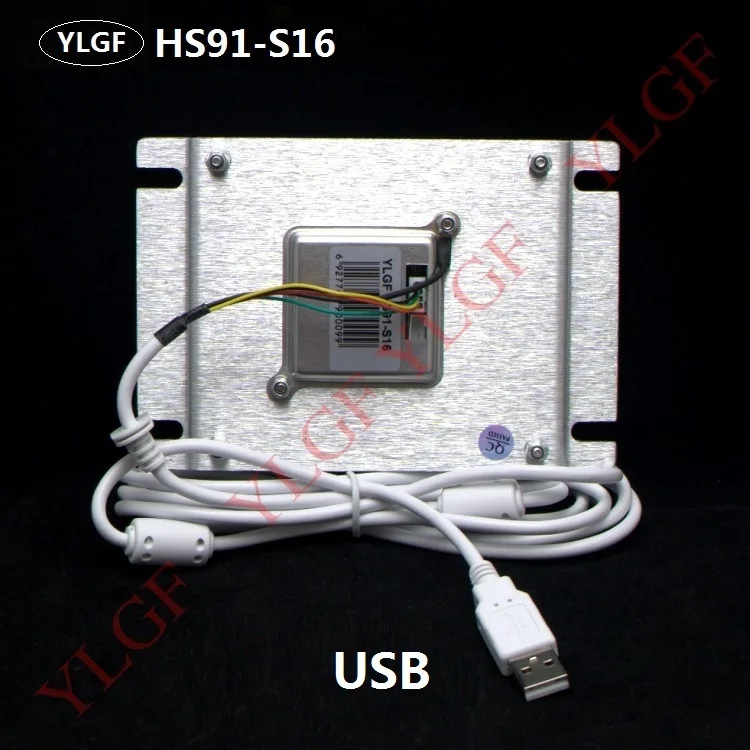 Металлическая клавиатура встроенная Ylgf Usb интерфейс 16 клавиш водонепроницаемый