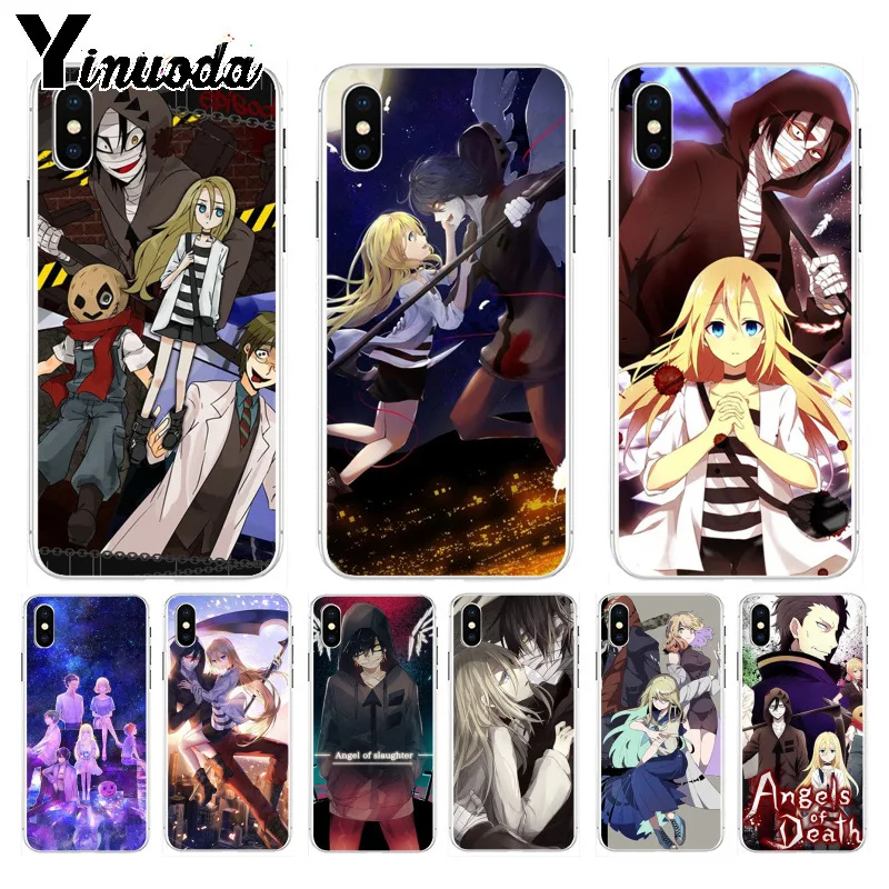 

Yinuoda Angels of Death Luxury Quality Phone Case for Apple iPhone 8 7 6 6S Plus X XS max 5 5S SE XR Cover