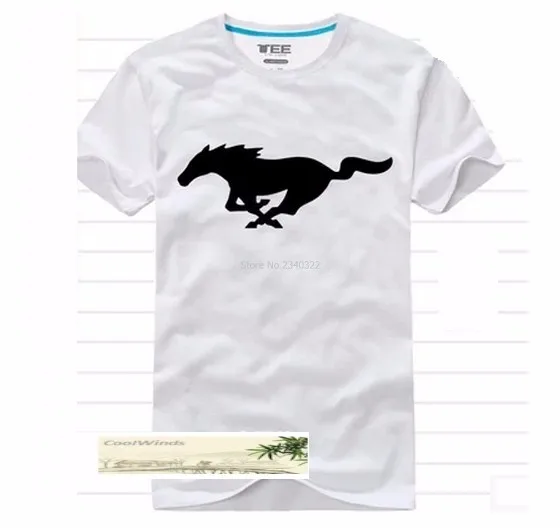 

Woman Men Fashion Men's mustang T-Shirt Men short Sleeve T shrit Male female Tops tshirt