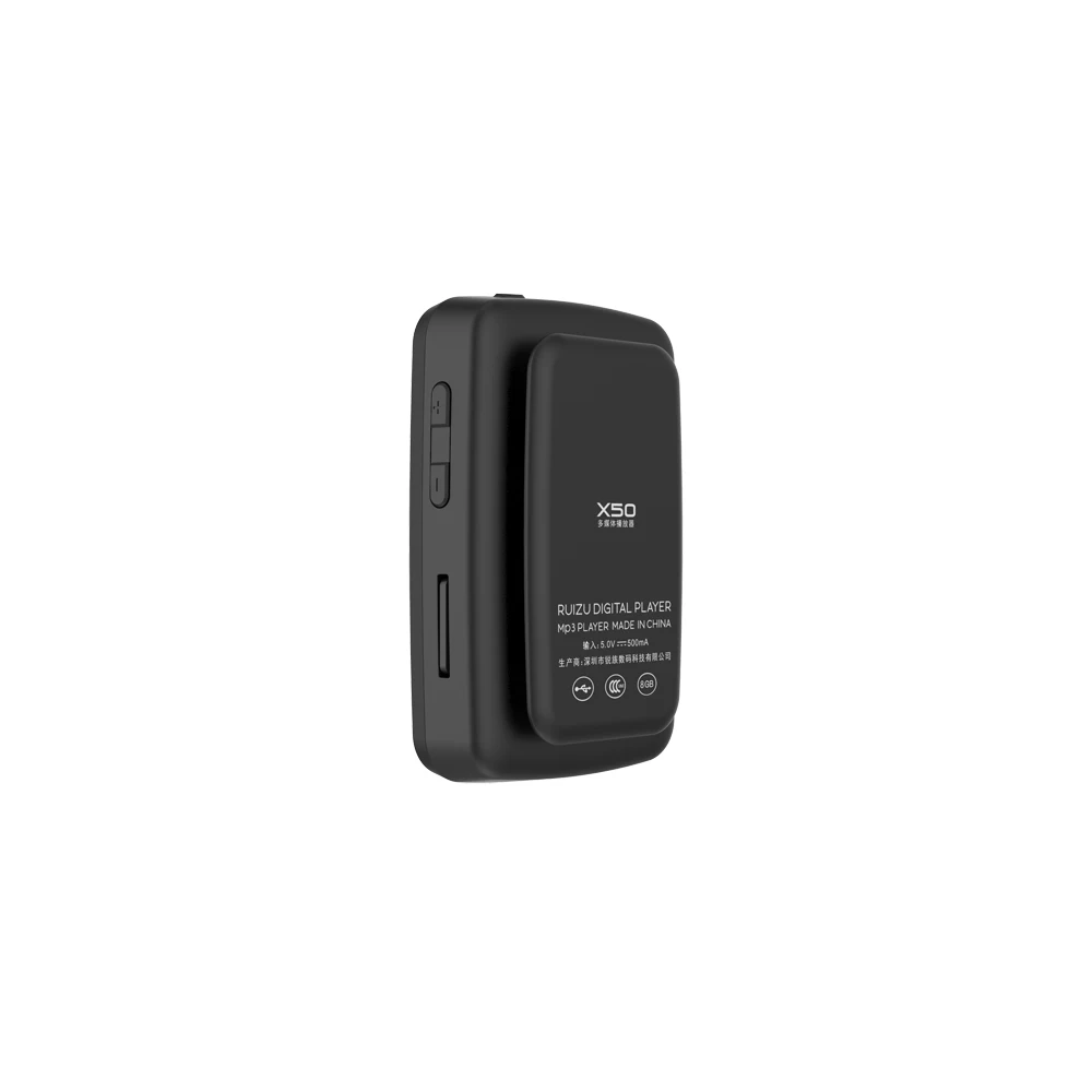 Ruizu X50 спортивный мини Lossless flac hi fi музыкальный hifi аудио мп 3 мп3 плеер блютуз для