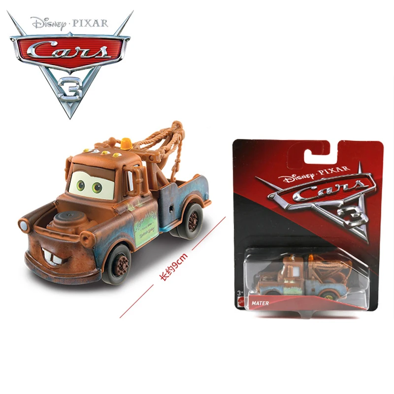 1:55 disney Pixar Cars 3 Tow Mater Lightning McQueen сплав модели автомобилей милая игрушка лучший подарок на день рождения для детей