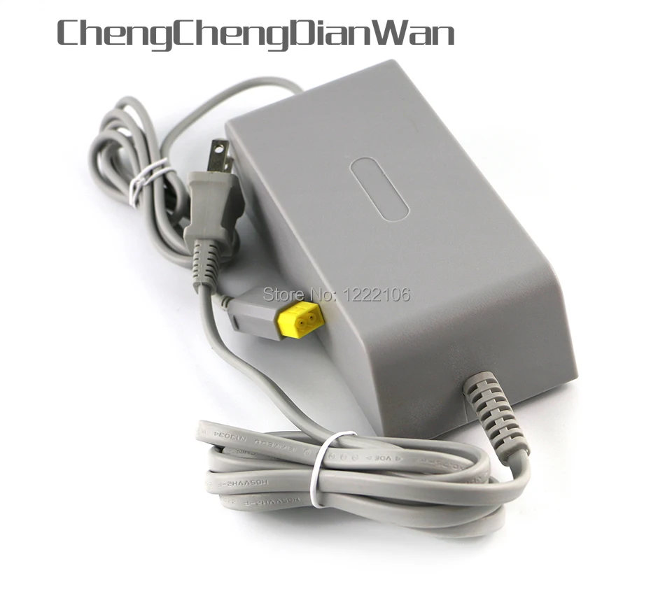 

ChengChengDianWan US Plug AC Power Supply Charger Adapter Charger for Nintendo Wii U WIIU 100-240V AC 15V 5A Cable Cord Adapter