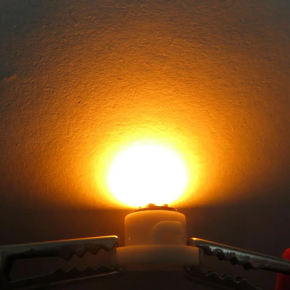 WLJH 10x Neo клиновидный светодиодный светильник AC Лампа управления нагревателем для Toyota Corolla 2009-2013; для матрицы 2009-; для RAV4 2006-2012 - Испускаемый цвет: Цвет: желтый