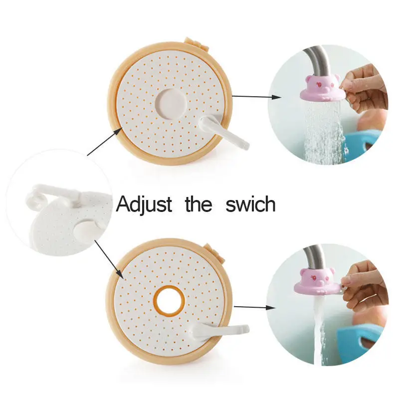 Cartoon faucet shower filter water saving splash splash head kitchen tap nozzle water saving 360 degree rotating bathroom  SLT15