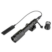 Тактический фонарик лампа с хвостом переключатель M600W SCOUTLIGHT светодиодный Полный Новая версия черный DE