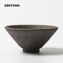 Дзен японская грубая керамическая чайная чашка чайный набор кунг-фу чайная Чаша Пуэр чай мастер чашки чайная чашка шляпы чашка креативный винтажный домашний декор