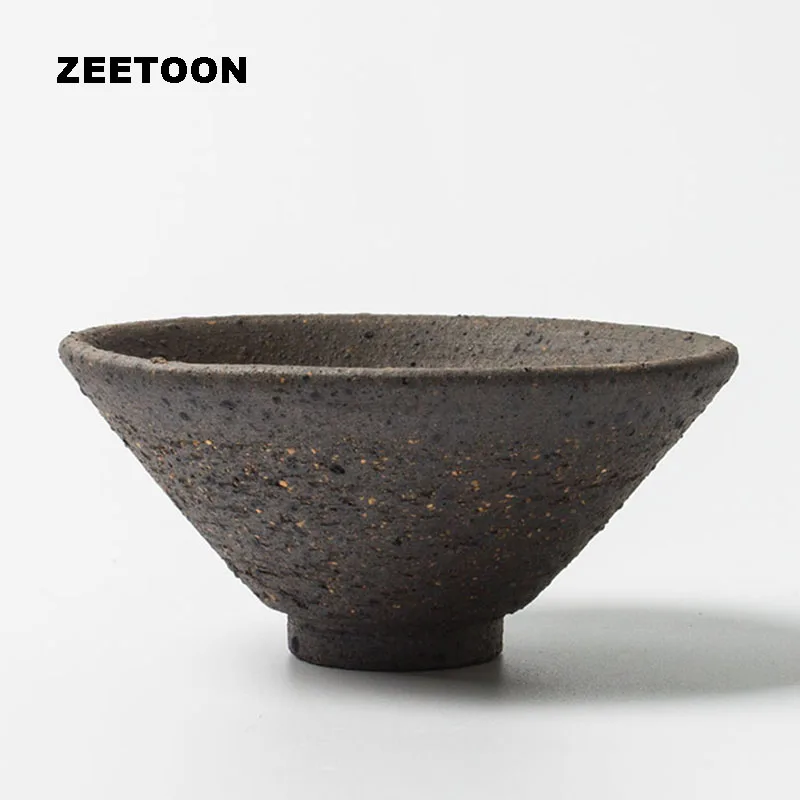 Японская Чашка для чая Zen из грубой керамики семейный чайный набор чашка Puer чашки