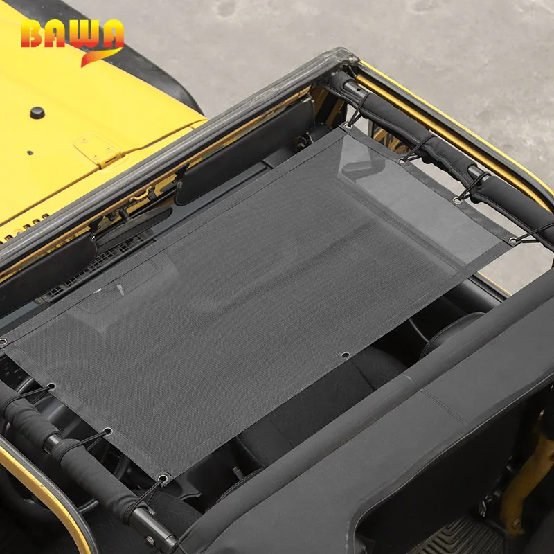 Автомобильные чехлы BAWA для Jeep Wrangler TJ 1997 2006 ПВХ багажник Солнцезащитная крыша