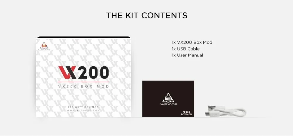 Augvape VX200 200W Box Mod-13