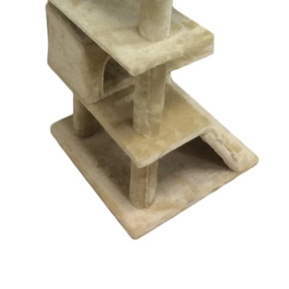 Pets Centre Toys Furnitures Kitten Cat Tree Great Cat Scratching Post Tower Climbing Tree Cat Scratch Pad Board Protecting